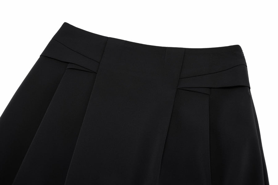 FOLDED A-LINE SKIRT