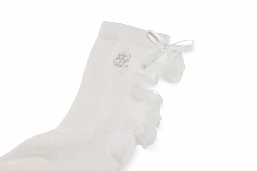 TULLE FRILL ANKLE SOCKS