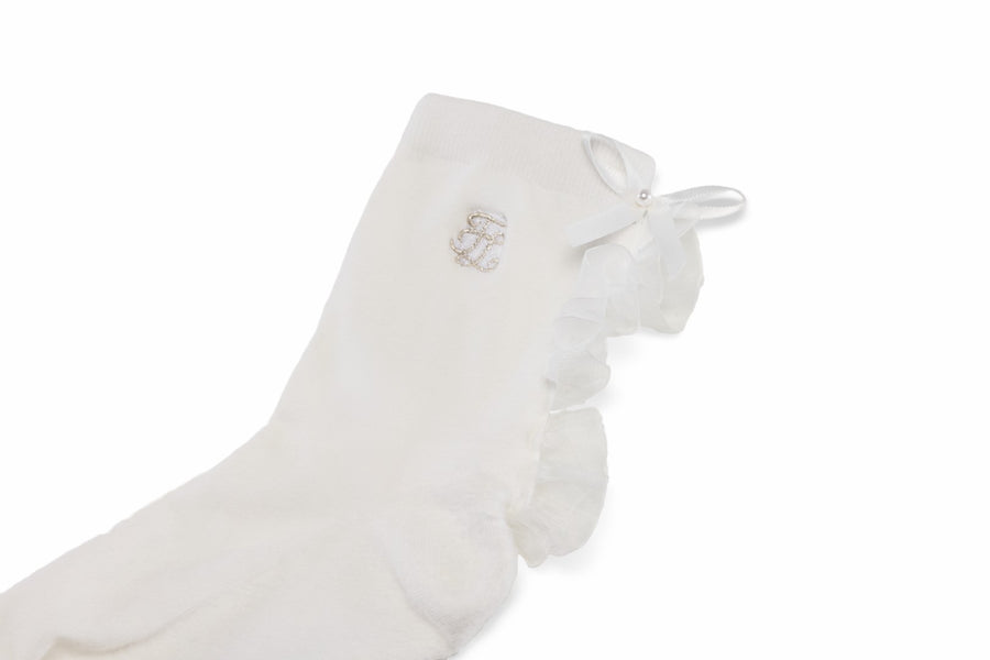 TULLE FRILL ANKLE SOCKS