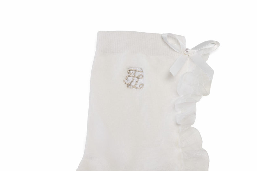 TULLE FRILL ANKLE SOCKS