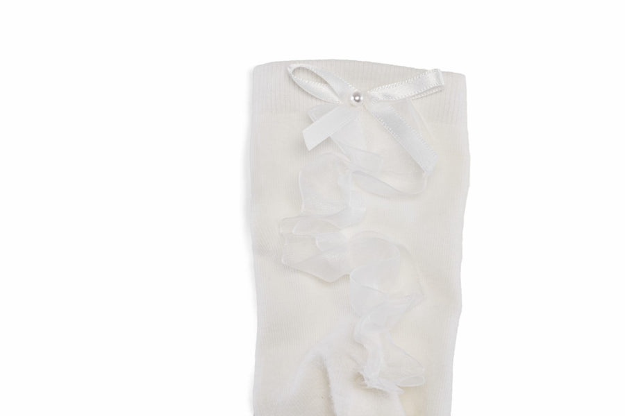 TULLE FRILL ANKLE SOCKS
