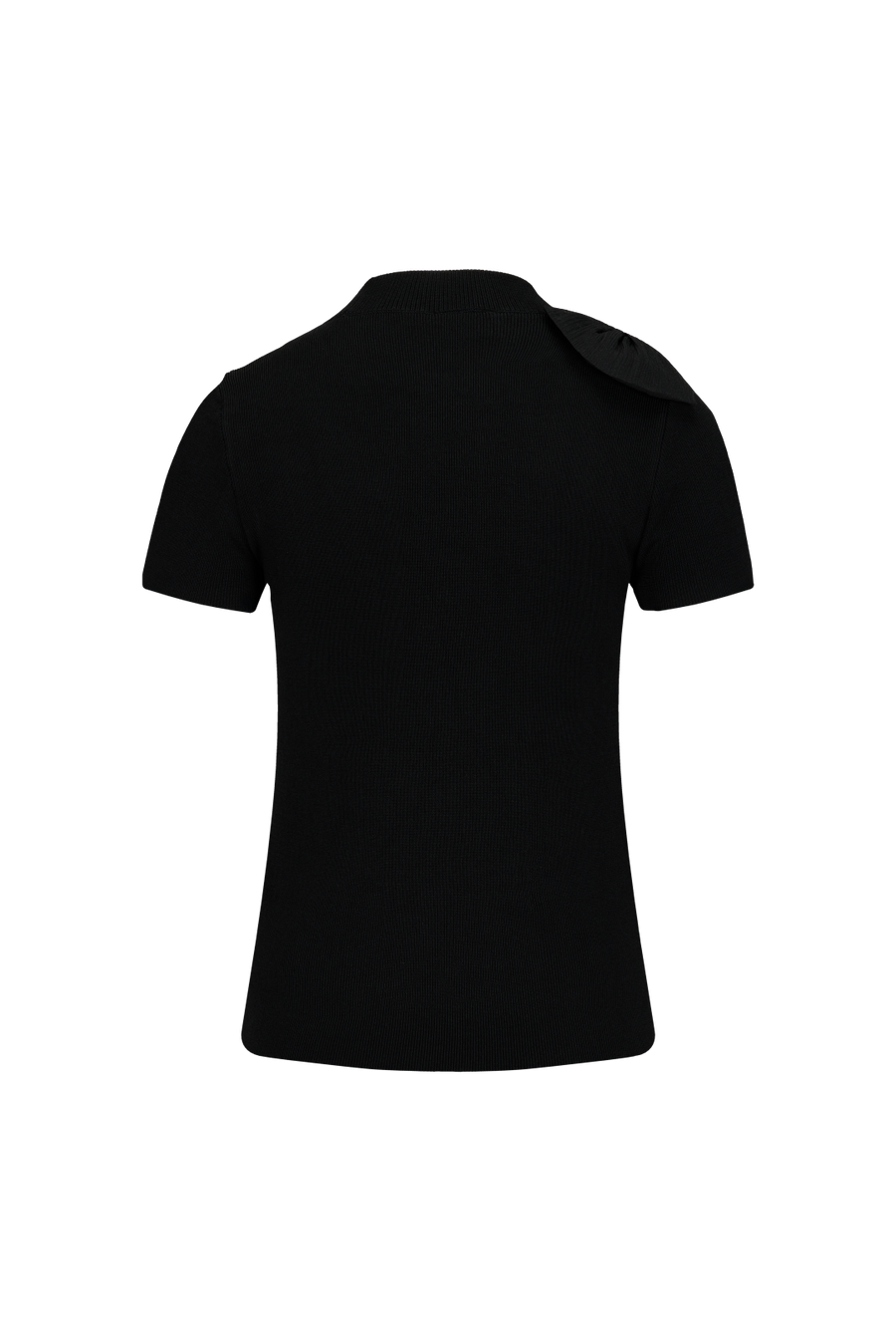 CHIFFON RIBBON CAP SLEEVE KNIT