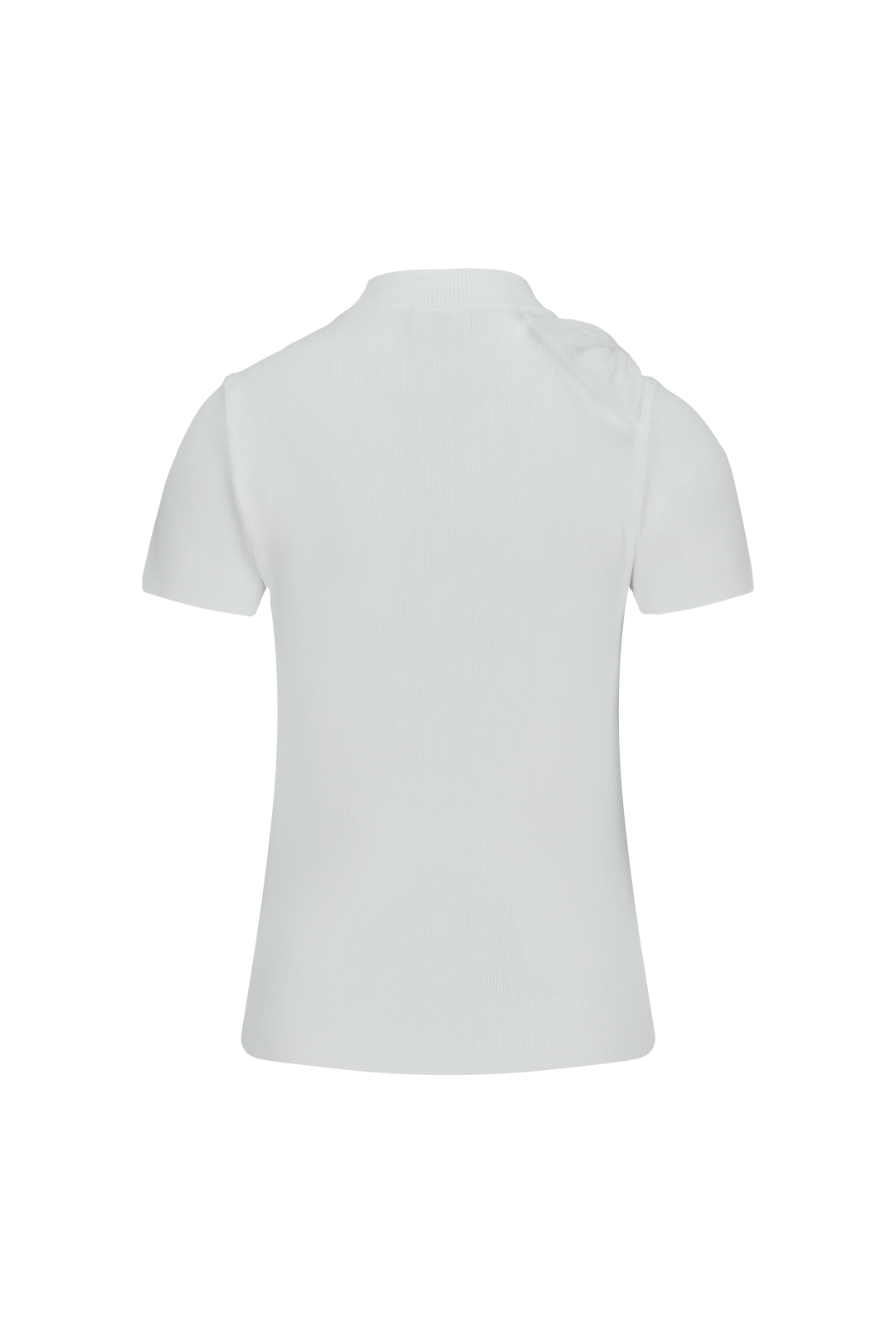 CHIFFON RIBBON CAP SLEEVE KNIT