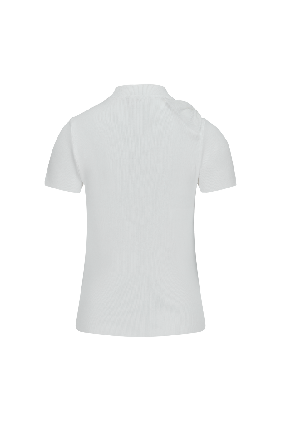 CHIFFON RIBBON CAP SLEEVE KNIT