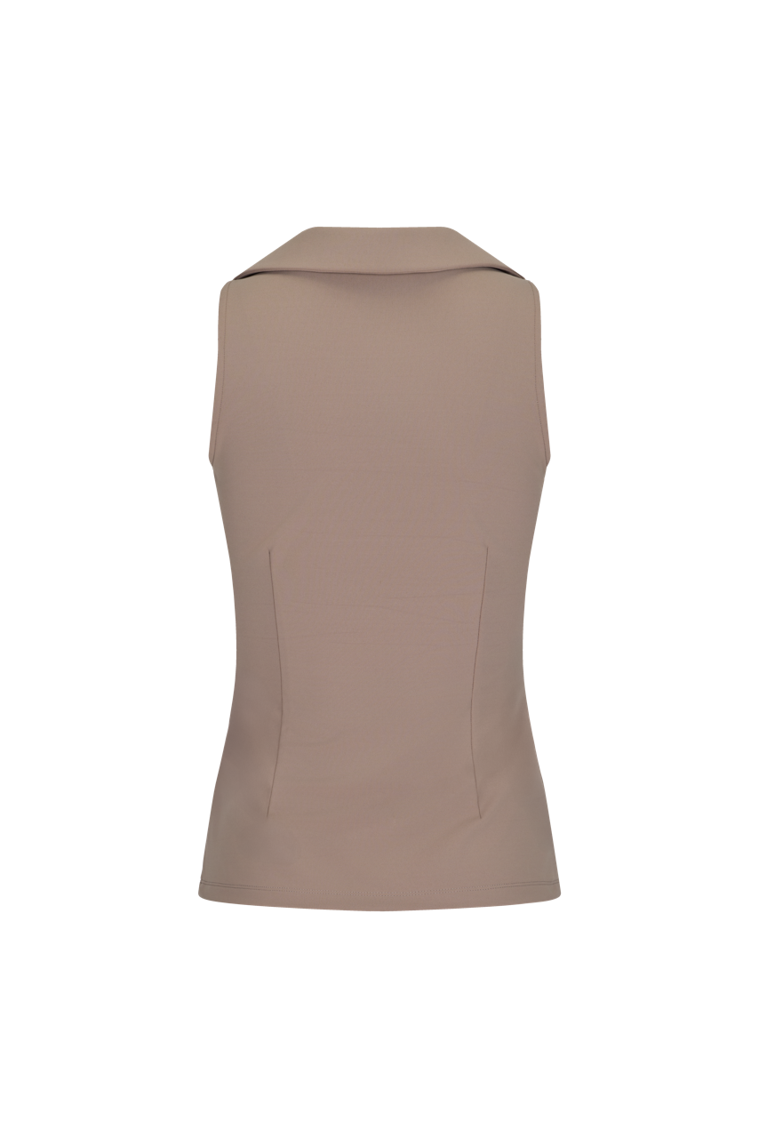 LUCÉ HALTER SLEEVELESS T-SHIRT