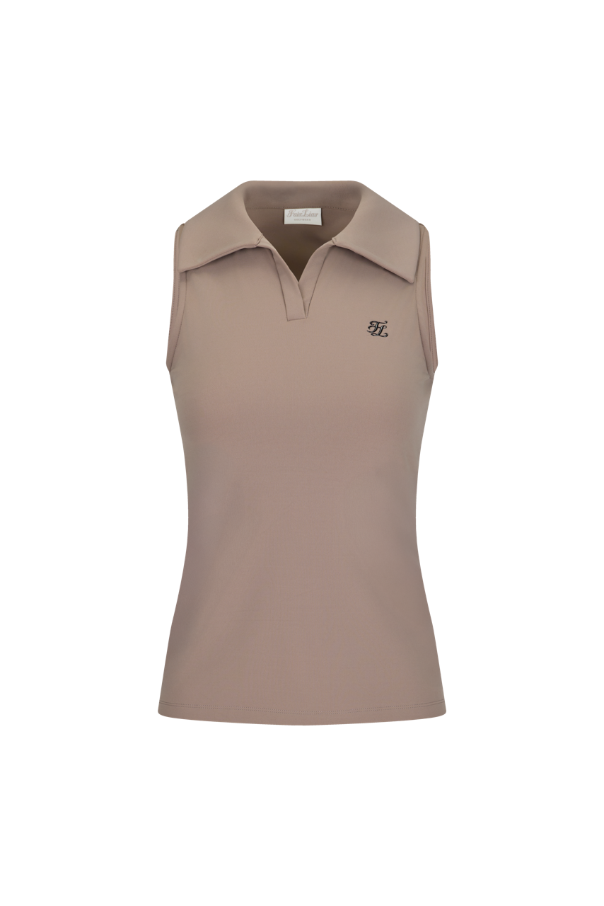 LUCÉ HALTER SLEEVELESS T-SHIRT