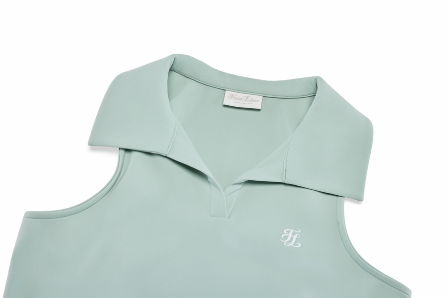 LUCÉ HALTER SLEEVELESS T-SHIRT