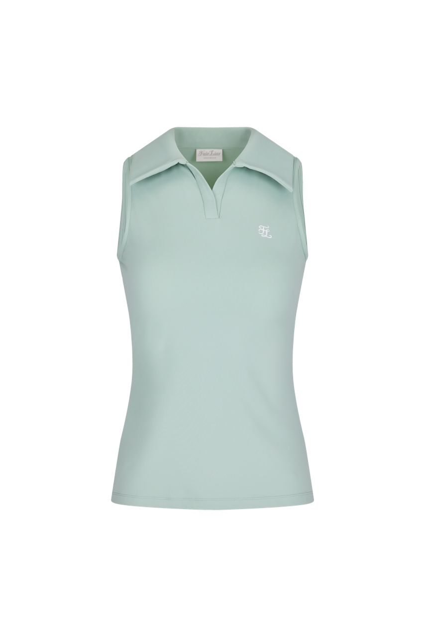 LUCÉ HALTER SLEEVELESS T-SHIRT