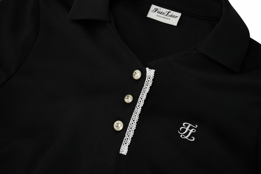 SCARF SET OPEN-NECK T-SHIRT