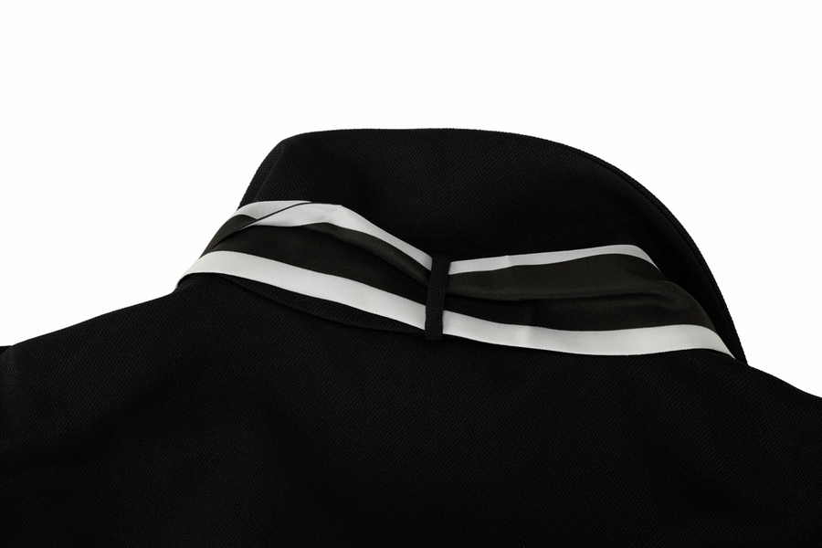 SCARF SET OPEN-NECK T-SHIRT