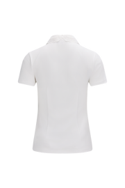 EYELET LACE COLLAR T-SHIRT