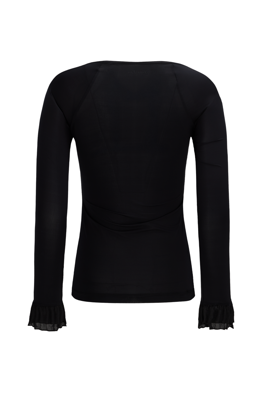 FRILL SLEEVE COOLING INNER T-SHIRT