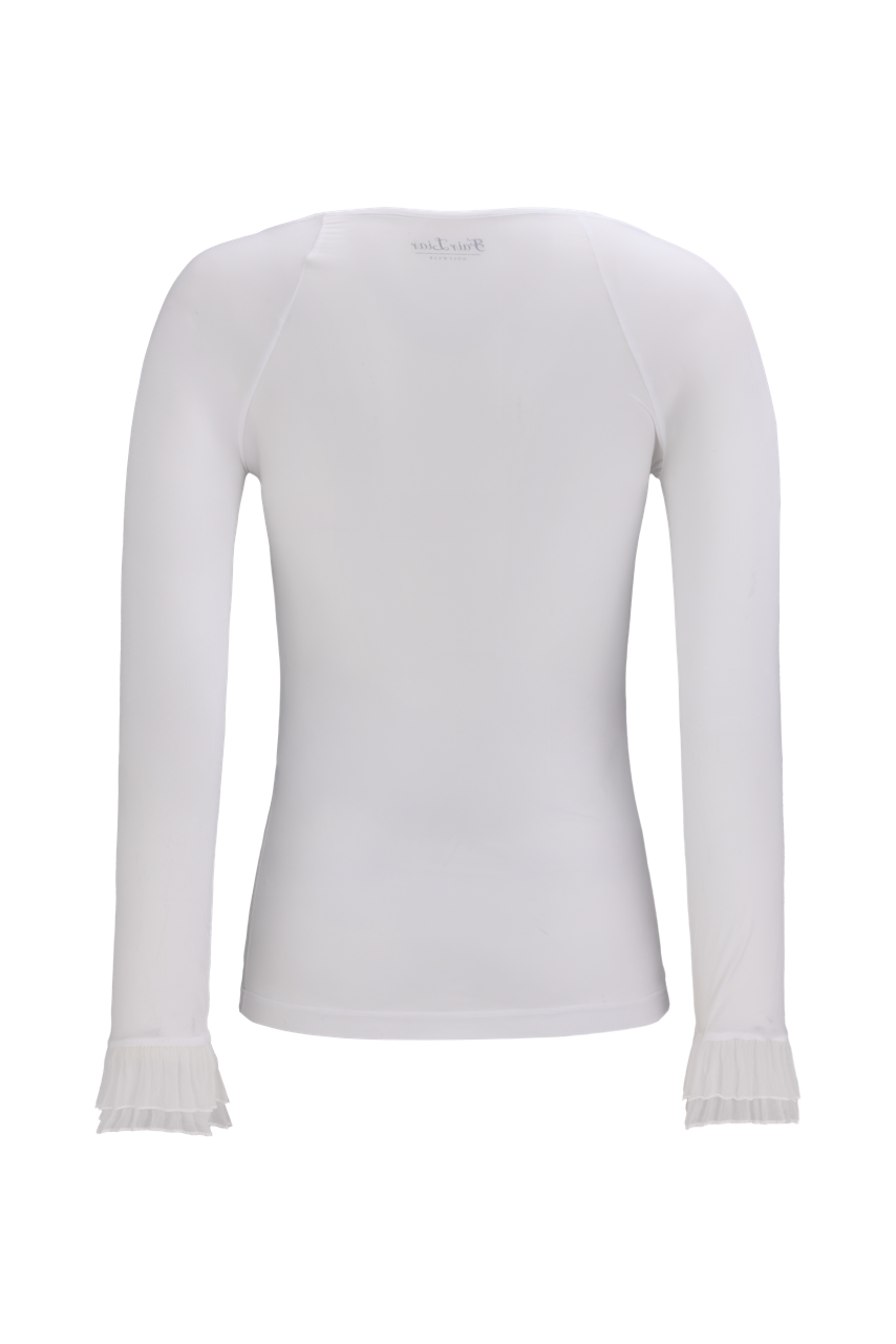 FRILL SLEEVE COOLING INNER T-SHIRT