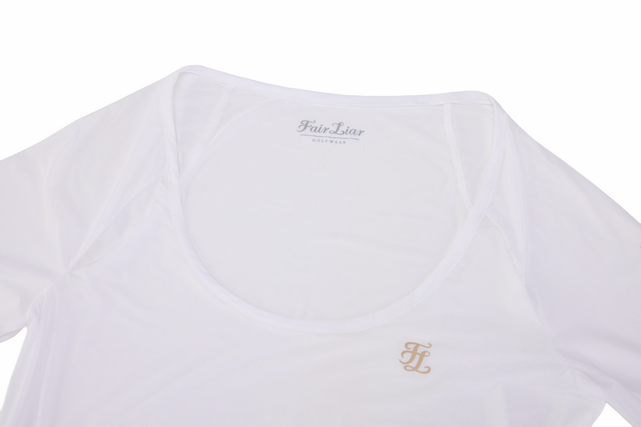 FRILL SLEEVE COOLING INNER T-SHIRT