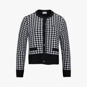 HOUNDSTOOTH WINDPROOF CARDIGAN