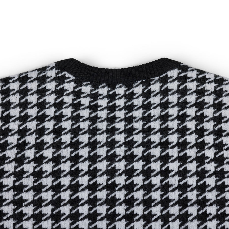 HOUNDSTOOTH WINDPROOF CARDIGAN