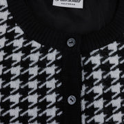 HOUNDSTOOTH WINDPROOF CARDIGAN