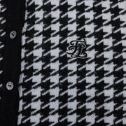 HOUNDSTOOTH WINDPROOF CARDIGAN