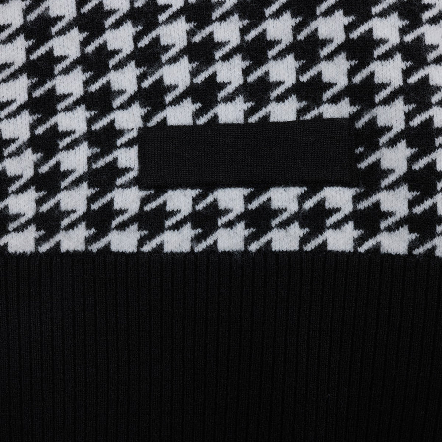 HOUNDSTOOTH WINDPROOF CARDIGAN