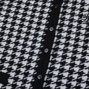 HOUNDSTOOTH WINDPROOF CARDIGAN