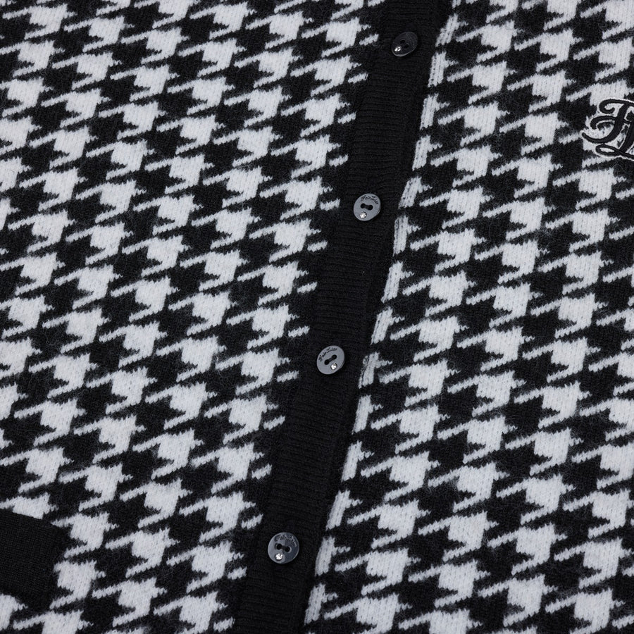 HOUNDSTOOTH WINDPROOF CARDIGAN