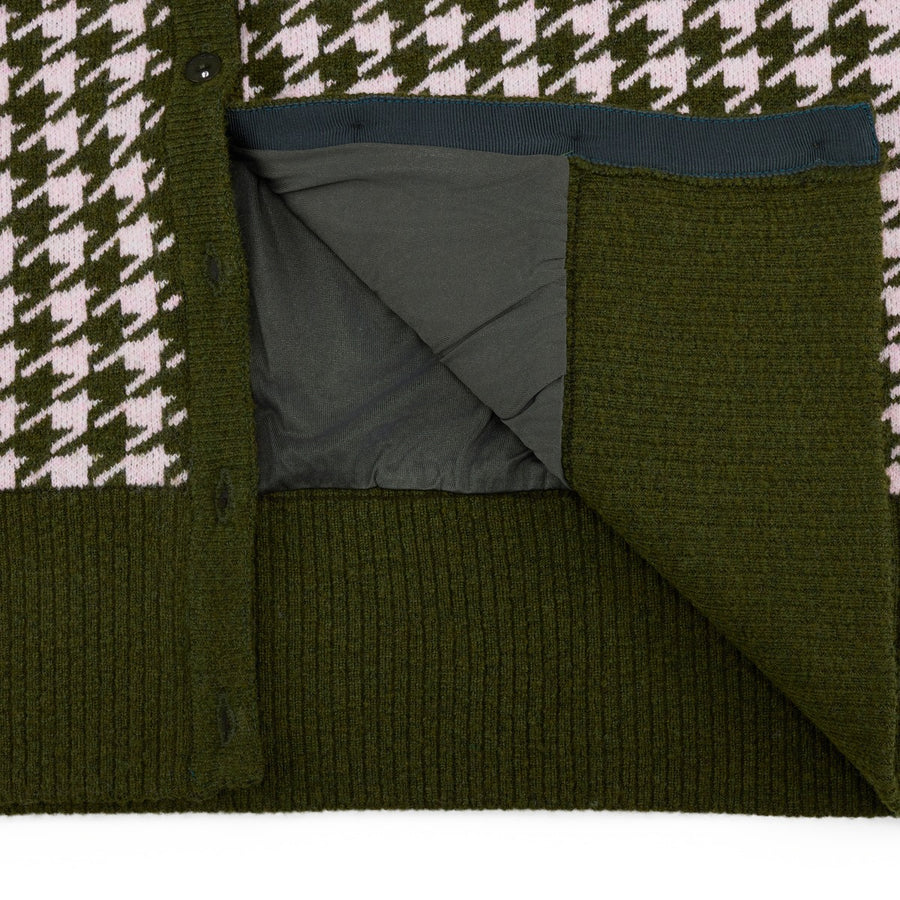 HOUNDSTOOTH WINDPROOF CARDIGAN