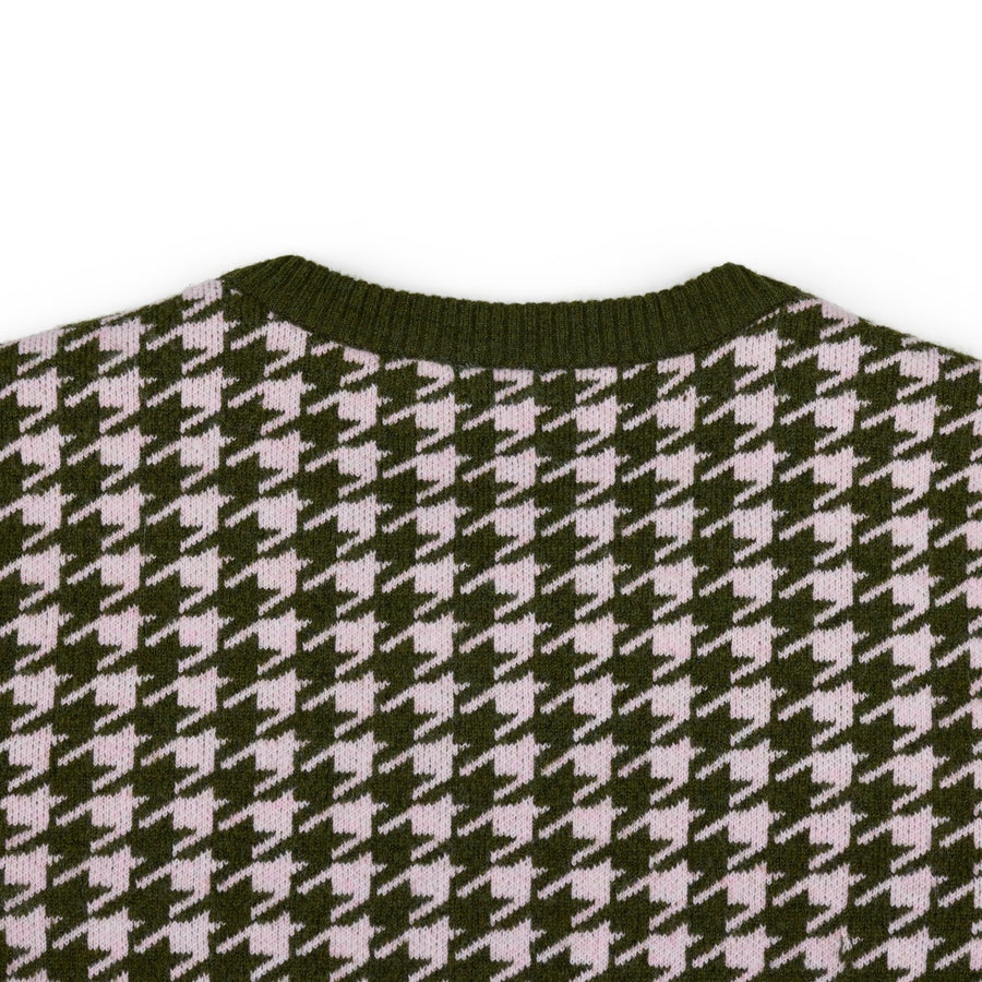 HOUNDSTOOTH WINDPROOF CARDIGAN