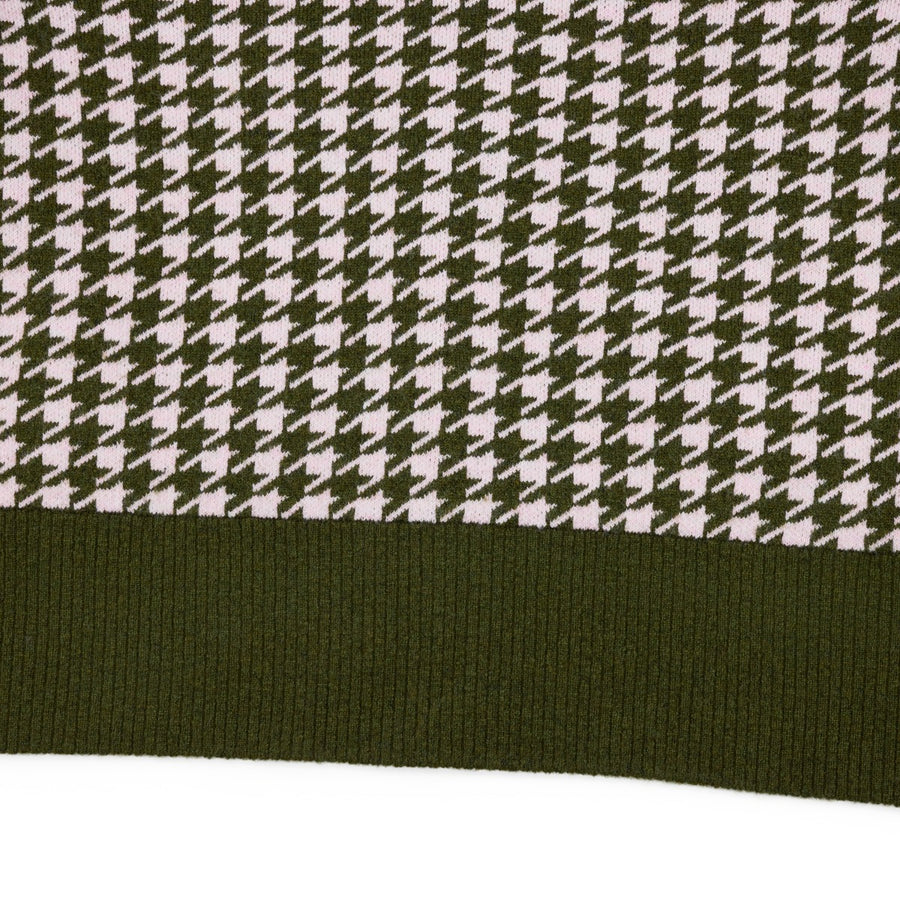 HOUNDSTOOTH WINDPROOF CARDIGAN