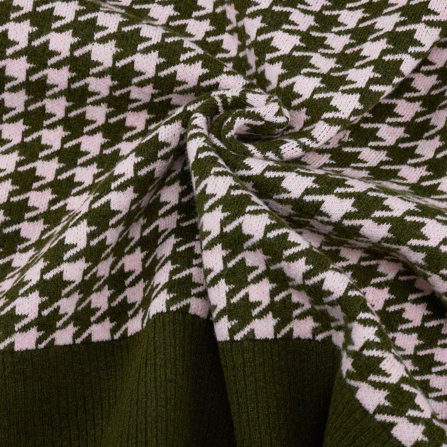 HOUNDSTOOTH WINDPROOF CARDIGAN