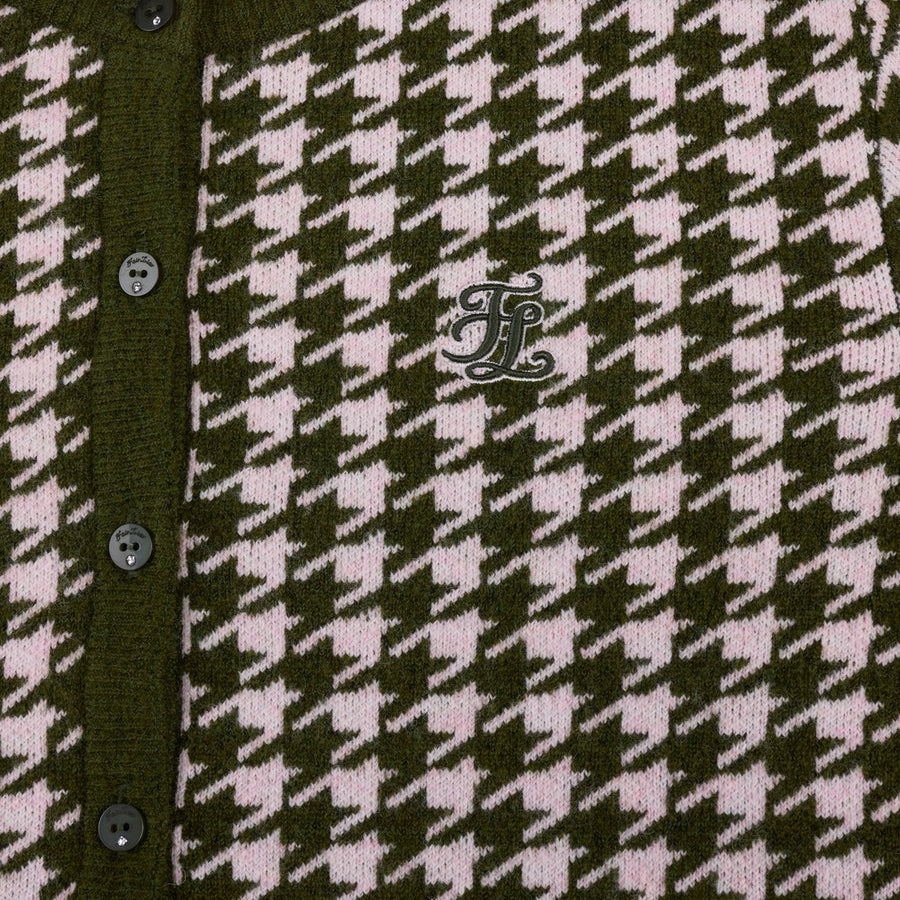 HOUNDSTOOTH WINDPROOF CARDIGAN