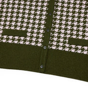 HOUNDSTOOTH WINDPROOF CARDIGAN