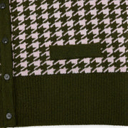 HOUNDSTOOTH WINDPROOF CARDIGAN