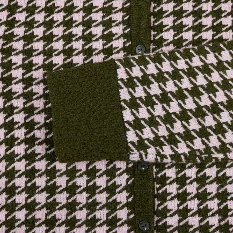HOUNDSTOOTH WINDPROOF CARDIGAN