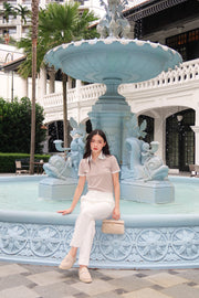 BANDED STRAIGHT PANTS