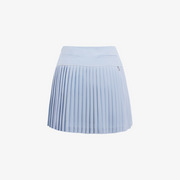 SILK TWIST FLARE PLEATS SKIRT
