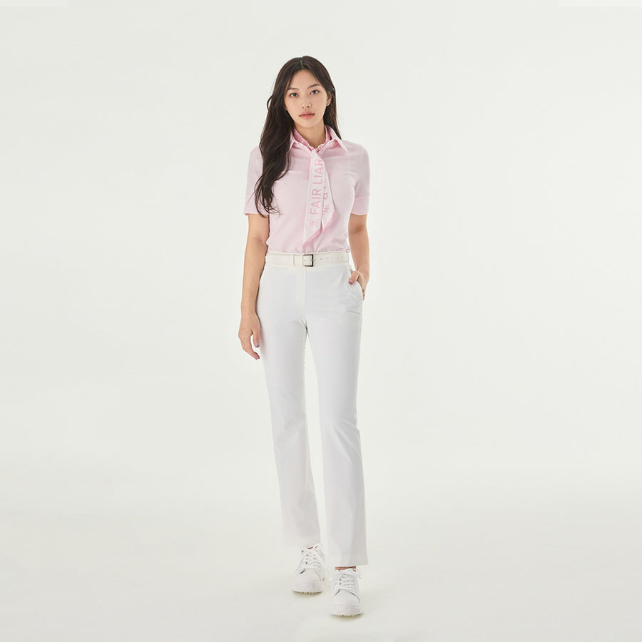 HIGH-WAIST STRETCH BOOTCUT PANTS
