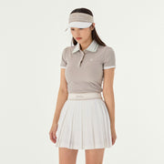DOUBLE LAYER COLLAR T-SHIRT