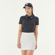 FRONT SHIRRING T-SHIRT