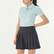WIDE PERFORMANCE PLEATED SKIRT