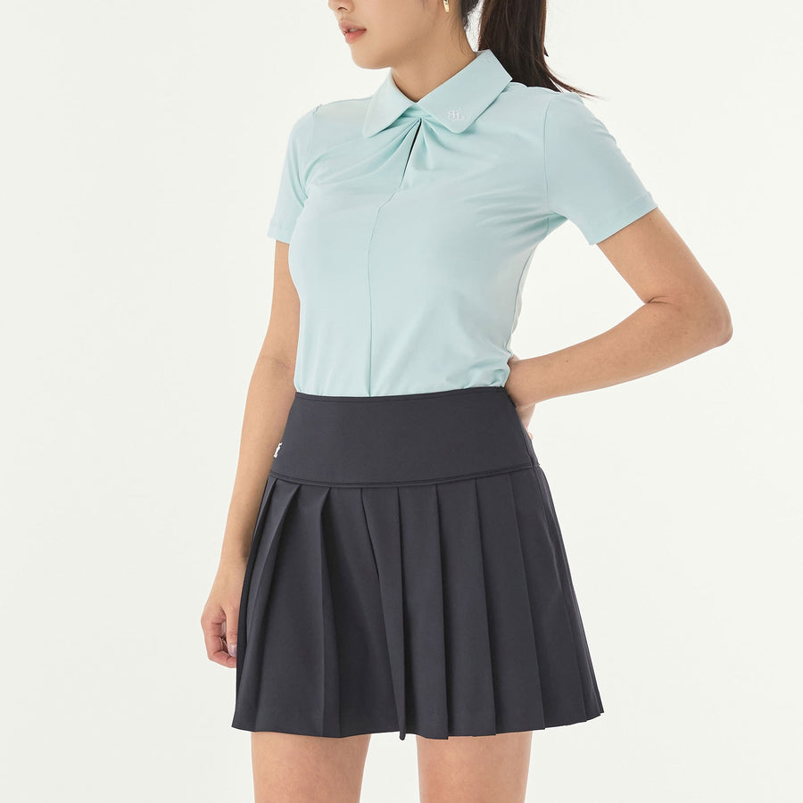 WIDE PERFORMANCE PLEATED SKIRT