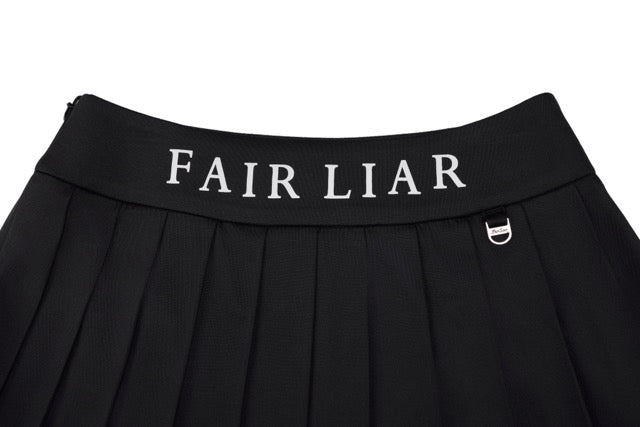 HIGH-WAISTED JERSEY PLEATED SKIRT
