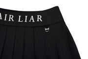 HIGH-WAISTED JERSEY PLEATED SKIRT