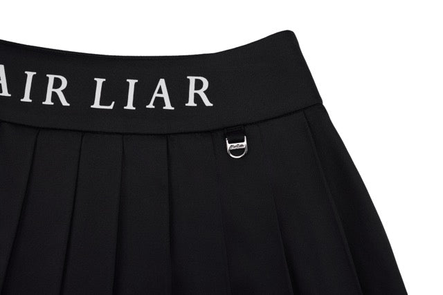 HIGH-WAISTED JERSEY PLEATED SKIRT