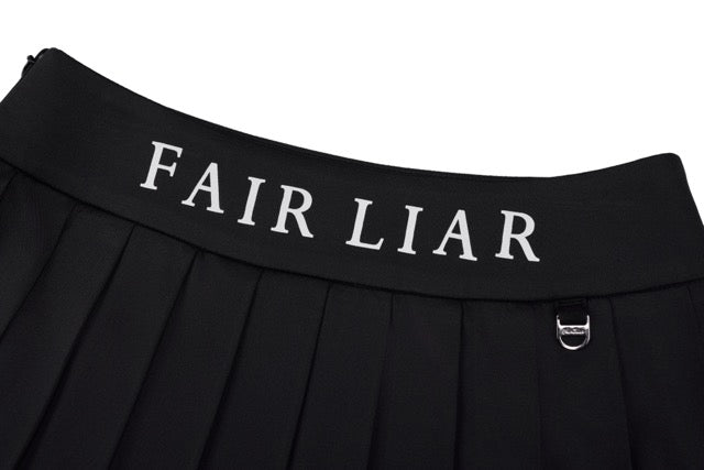 HIGH-WAISTED JERSEY PLEATED SKIRT
