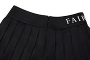 HIGH-WAISTED JERSEY PLEATED SKIRT