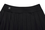HIGH-WAISTED JERSEY PLEATED SKIRT