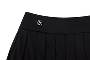 HIGH-WAISTED JERSEY PLEATED SKIRT