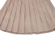 HIGH-WAISTED JERSEY PLEATED SKIRT