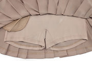 HIGH-WAISTED JERSEY PLEATED SKIRT