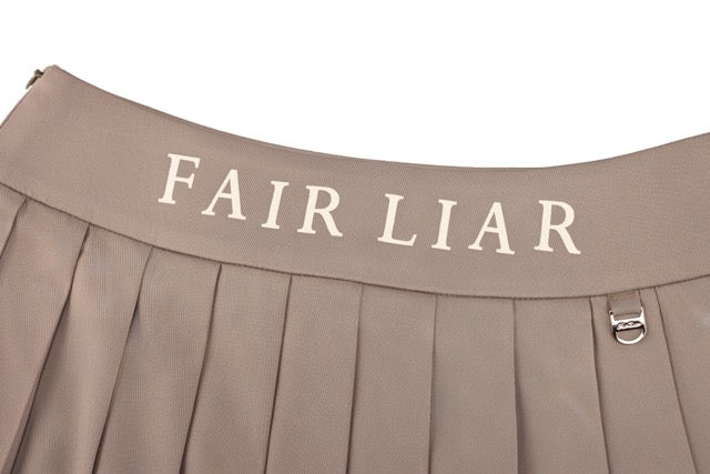 HIGH-WAISTED JERSEY PLEATED SKIRT